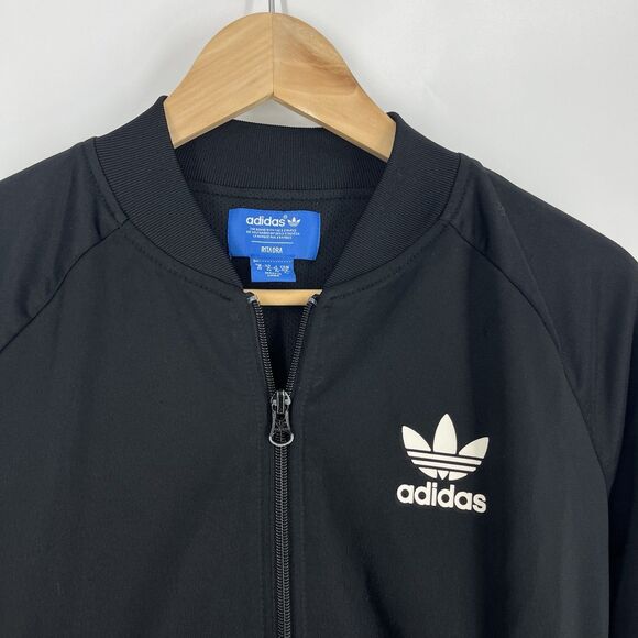 Adidas x Rita Ora Jacket Size Small Womens Black Basset Hound Puppy Beagle Track - Picture 4 of 8